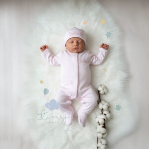 Pink Personalized newborn coming home outfit