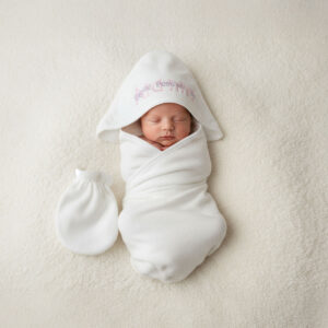 Personalized cotton hooded towel